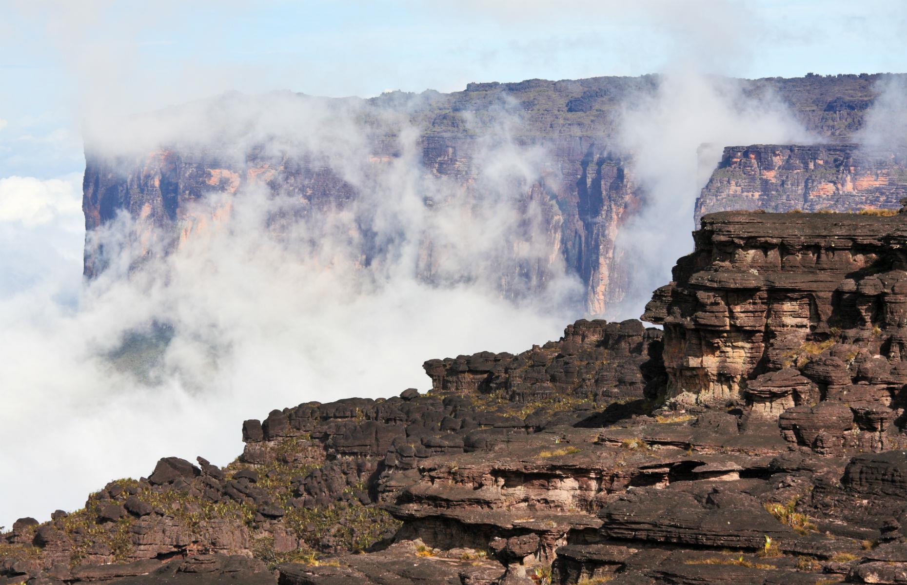 Hike to the top of a 'floating island' in Venezuela